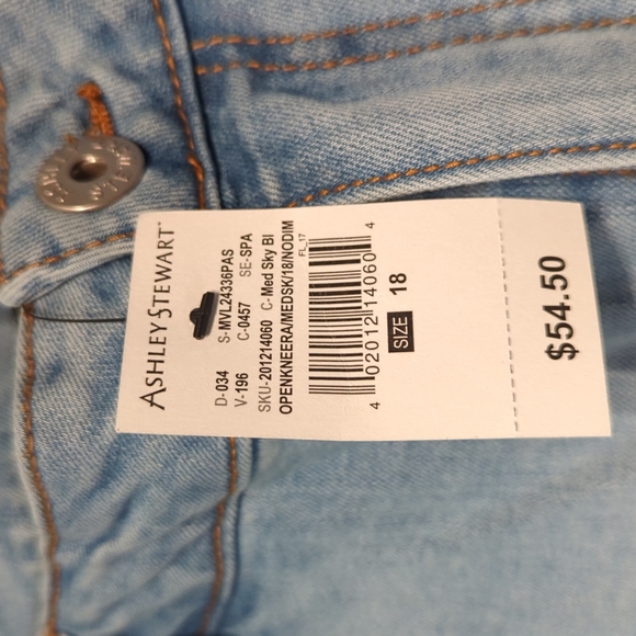 Ashley Stewart open knee jean size 18 - Picture 4 of 4